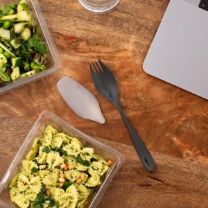 Santol Black PVD Lunch Spork