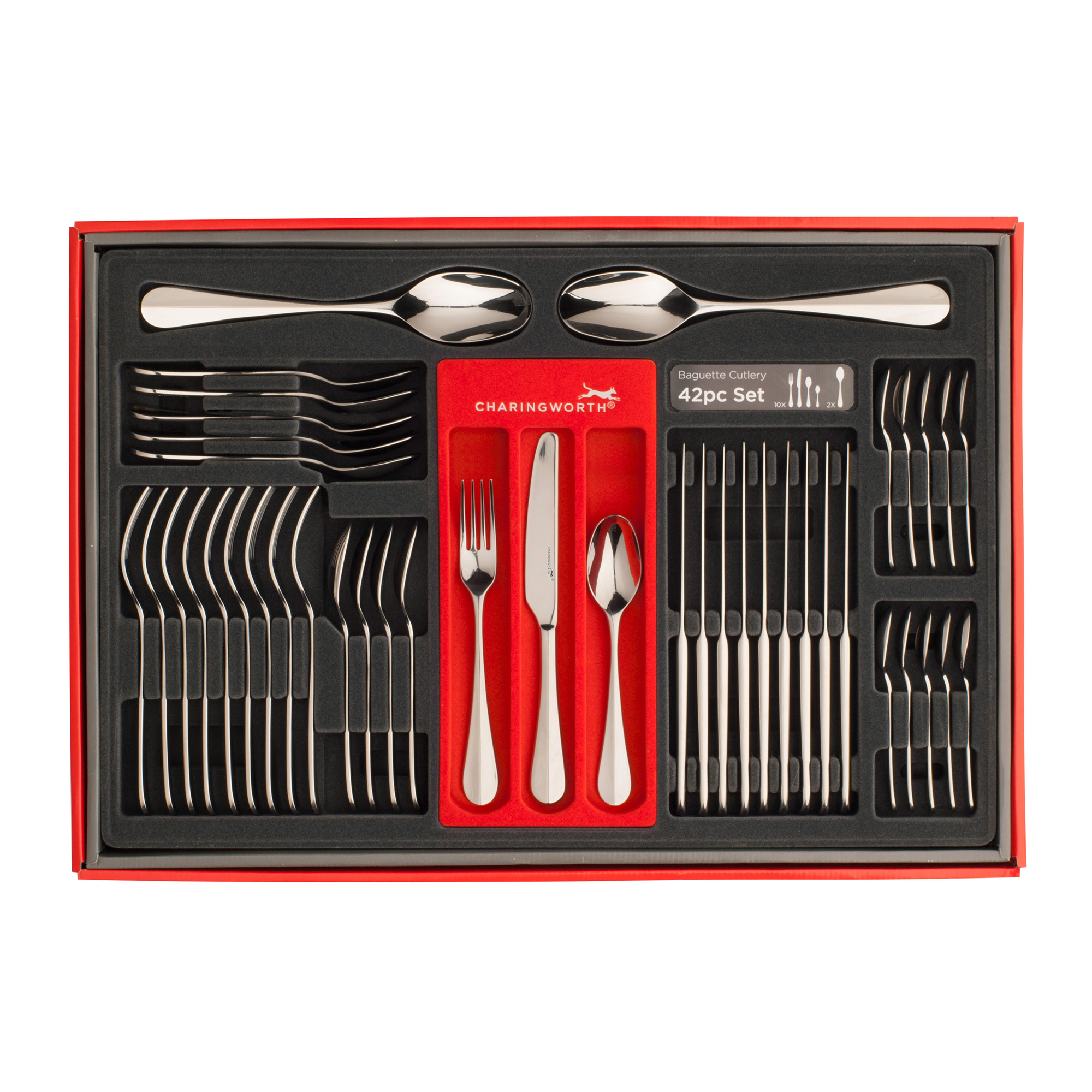 Baguette Mirror 42 Piece Cutlery Set - Image 3