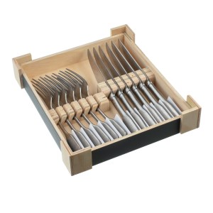 Fiddle Vintage Satin Steak Knife Set