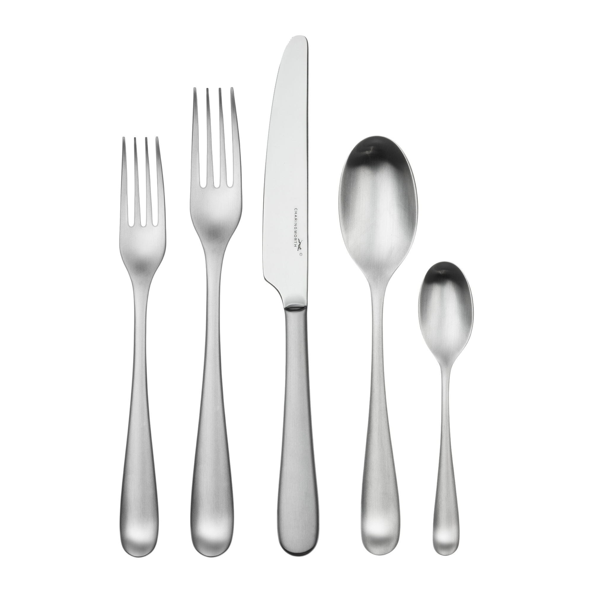 Mogano Satin 5 Piece Flatware Set