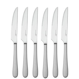 Mogano Satin 6 Piece Steak Knife Set