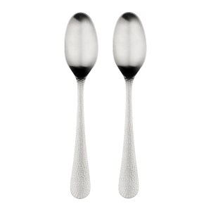 Planish Satin 2 Piece Serving Spoon Set