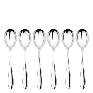 Santol Mirror 6 Piece Bouillon Spoon Set