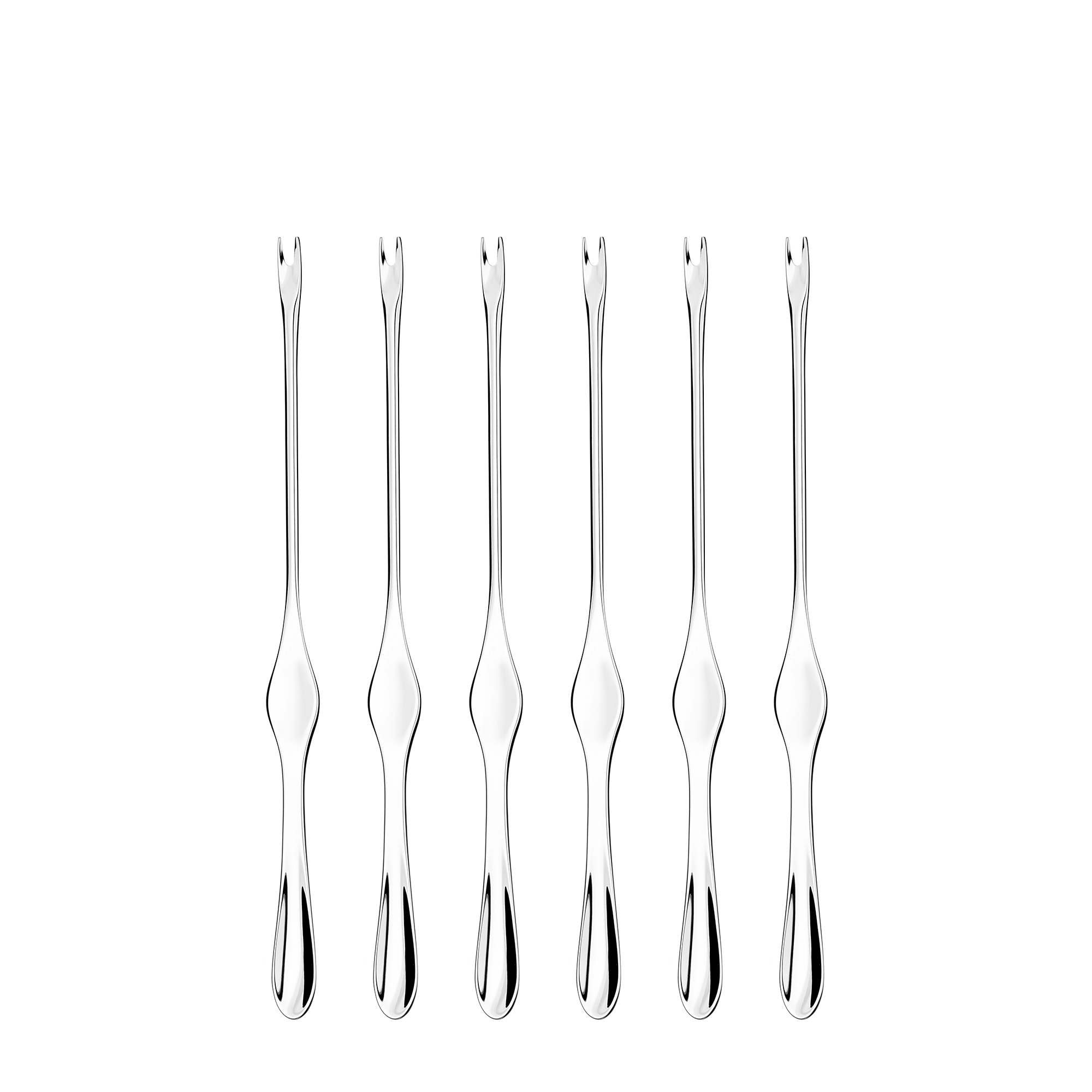 Santol Mirror 6 Piece Lobster Pick Set