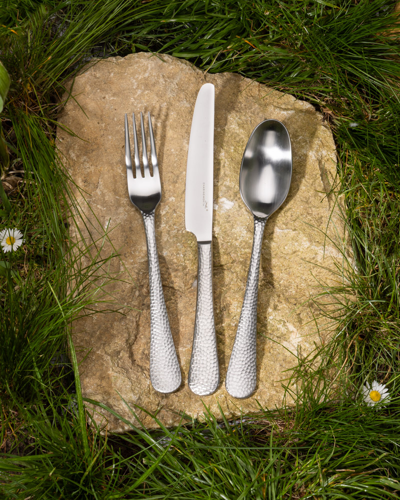 Planish Satin 5 Piece Flatware Set - Image 2